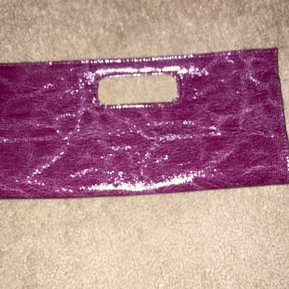 Vintage Vegan Leather Clutch